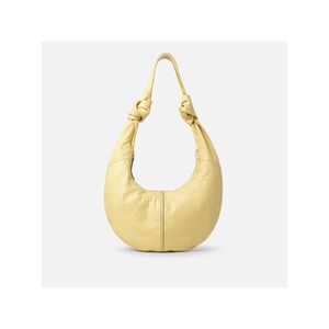 NWT SAM EDELMAN Women's Yellow Crocodile Print Leather Single Strap